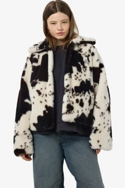 Best Noisy May Nmeve Fur Jacket 4847477 Birch Cow