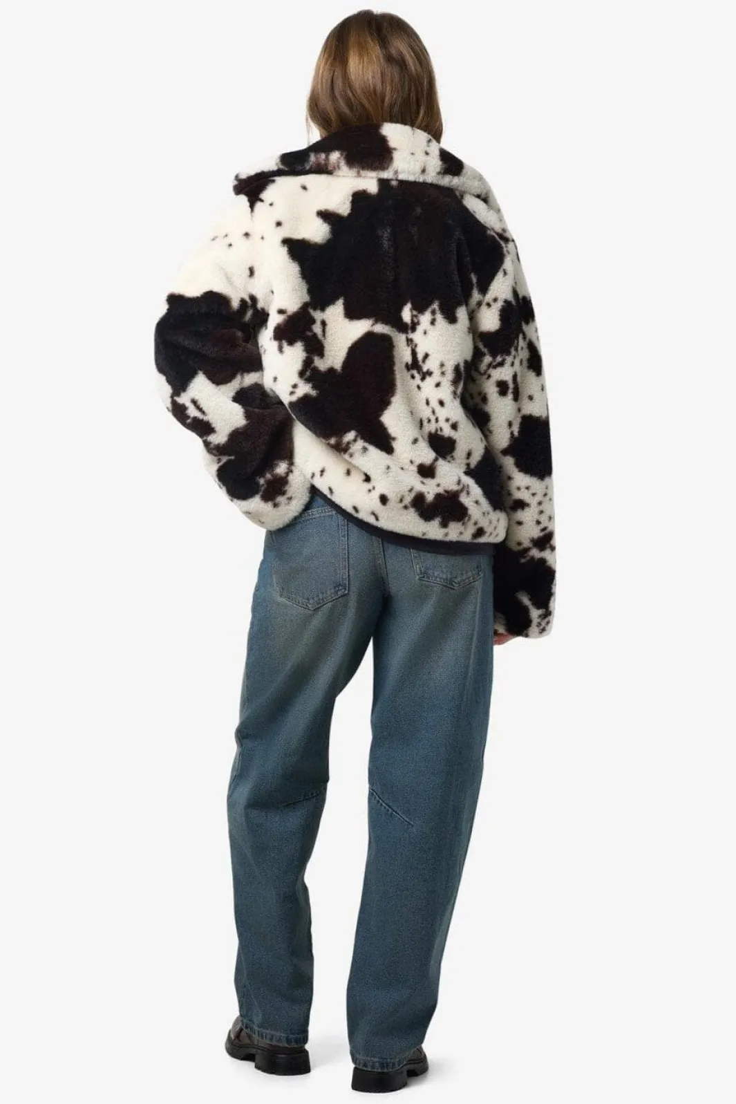 Best Noisy May Nmeve Fur Jacket 4847477 Birch Cow