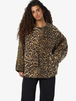 Noisy May Nmfeline Loose Teddy Jacket Fwd 4887284 Birch Leo