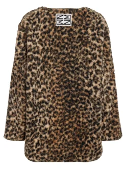Noisy May Nmfeline Loose Teddy Jacket Fwd 4887284 Birch Leo