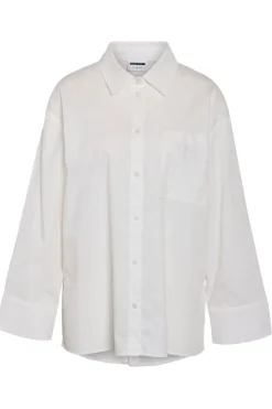 Outlet Noisy May -Nmfreja L/S Button Shirt Fwd 4755607 Cloud Dancer