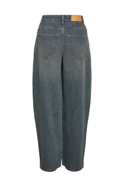 Best Noisy May Nmhazal Barrel Jeans Vi586Mb 4791941 Medium Blue Denim