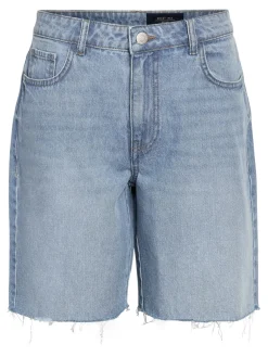 Clearance Noisy May Nmholla Nw Loose Shorts Az425Lb 4723602 Light Blue Denim