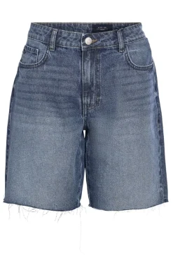 Sale Noisy May Nmholla Nw Loose Shorts Az426Mb 4723673 Medium Blue Denim