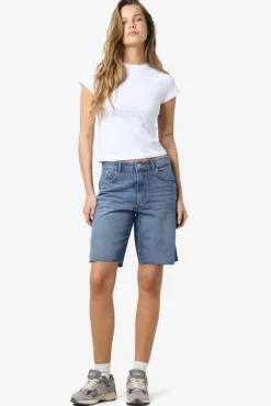 Sale Noisy May Nmholla Nw Loose Shorts Az426Mb 4723673 Medium Blue Denim