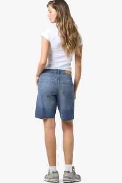Sale Noisy May Nmholla Nw Loose Shorts Az426Mb 4723673 Medium Blue Denim