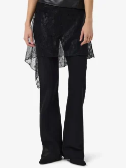 Online Noisy May Nmida Elasticated Lace Skirt 5097953 Black