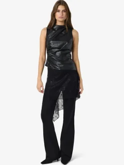 Online Noisy May Nmida Elasticated Lace Skirt 5097953 Black