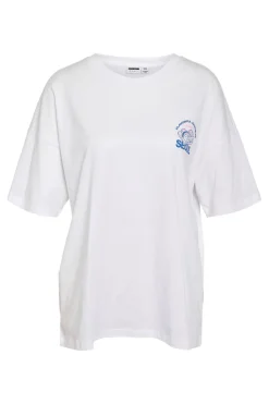 Sale Noisy May Nmida Ramen S/S T-Shirt 4976534 Bright White Korean Seoul Food
