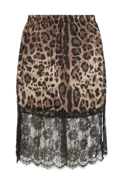 Online Noisy May Nminferno Short Satin Lace Skirt 5066315 Black Leo