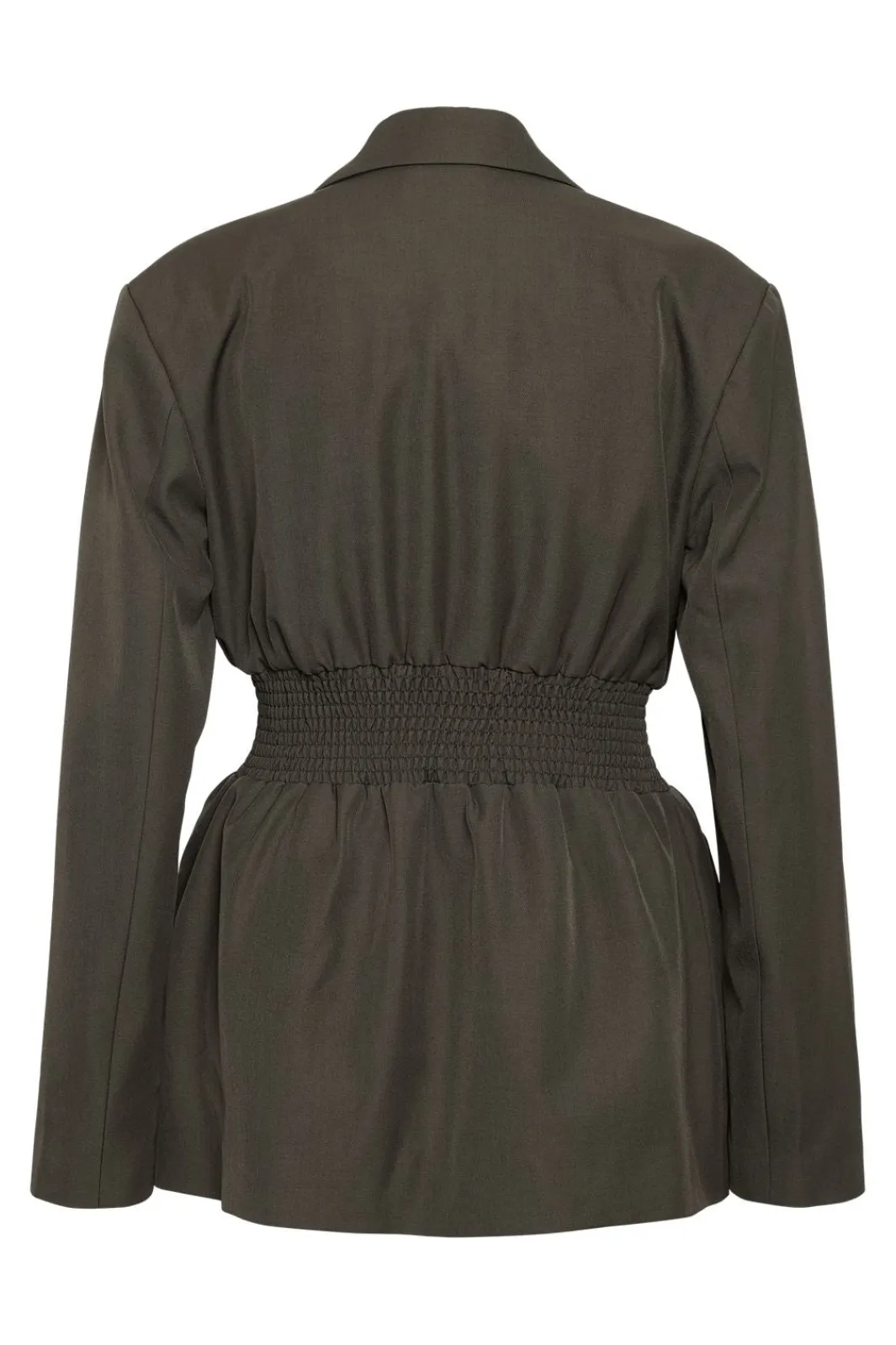 Hot Noisy May Nmiris L/S Smock Fitted Blazer 4977570 Morel Melange