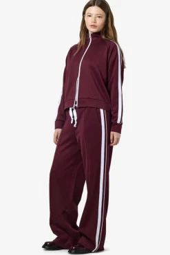 Hot Noisy May Nmjenna Nw Sporty Jogger 4837291 Windsor Wine White Stripes