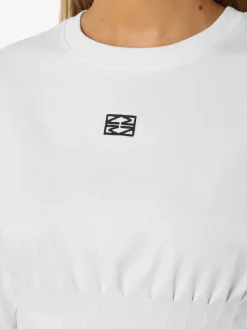 Best Noisy May Nmkieran 2/4 Fitted Logo T-Shirt Fwd 4954047 Bright White Nm Logo