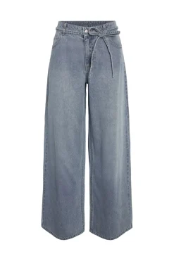 Clearance Noisy May Nmmaisy Nw Belt Loose Jeans Bs031Lb 4881296 Light Blue Denim