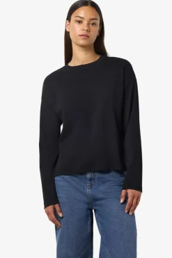 New Noisy May Nmmocca L/S Regular Fit Top Fwd 4793254 Black