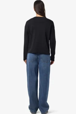 New Noisy May Nmmocca L/S Regular Fit Top Fwd 4793254 Black