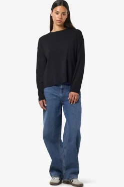 New Noisy May Nmmocca L/S Regular Fit Top Fwd 4793254 Black