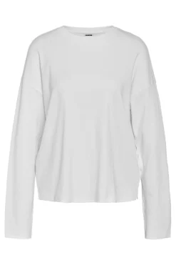 Best Noisy May Nmmocca L/S Regular Fit Top Fwd 4793255 Bright White