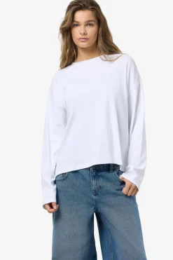 Best Noisy May Nmmocca L/S Regular Fit Top Fwd 4793255 Bright White