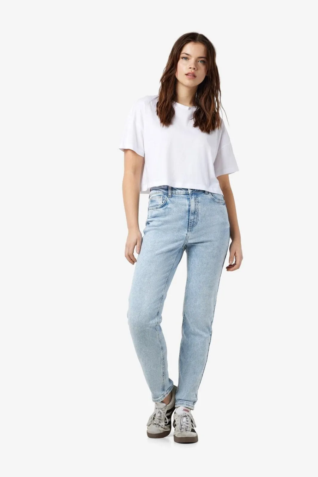 Outlet Noisy May Nmmoni St Jeans Az359Lb Fwd 4439133 Light Blue Denim