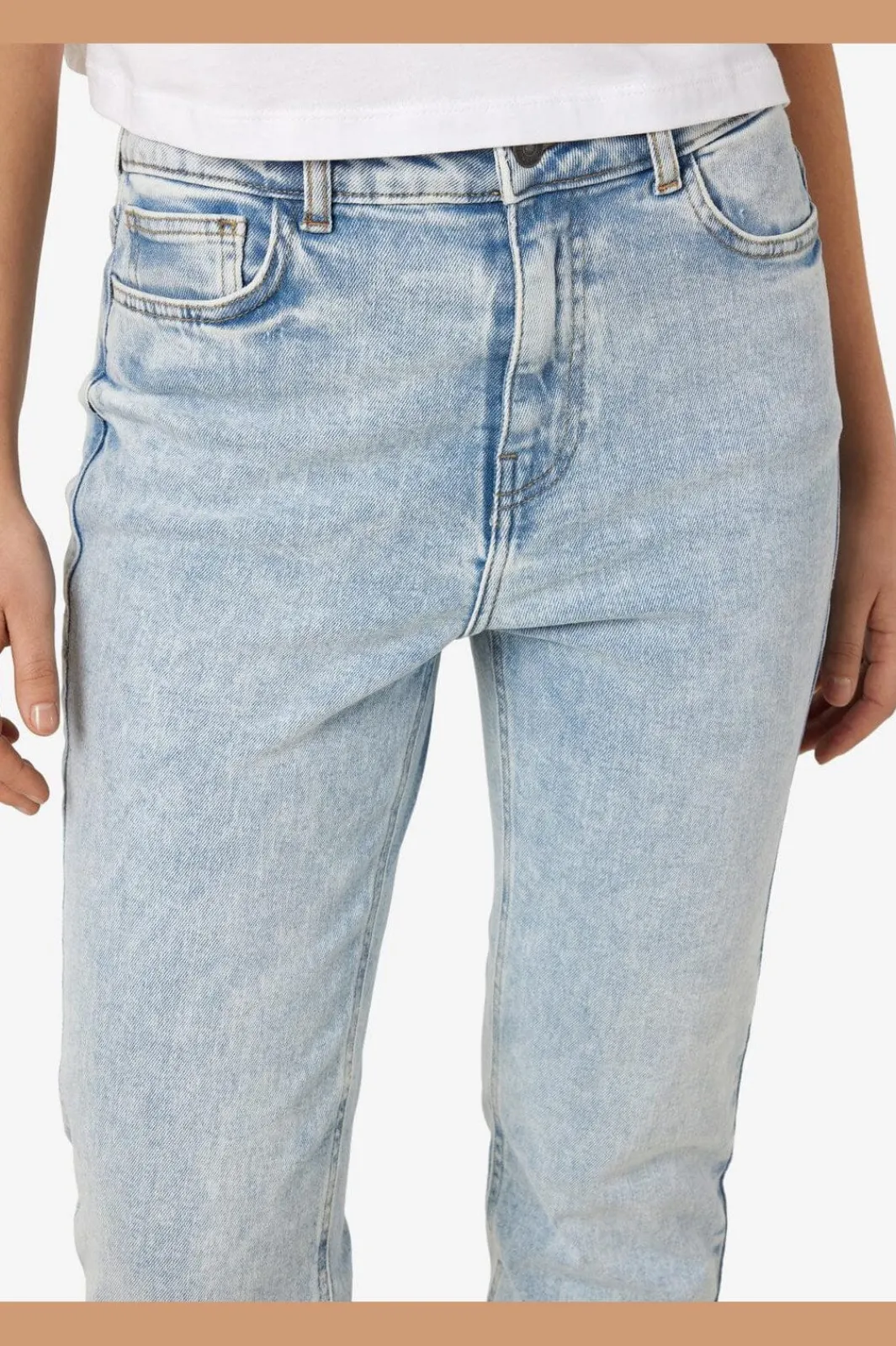 Outlet Noisy May Nmmoni St Jeans Az359Lb Fwd 4439133 Light Blue Denim