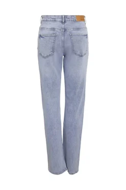 New Noisy May Nmmonica Straight Jean Az359Lb 4682806 Light Blue Denim