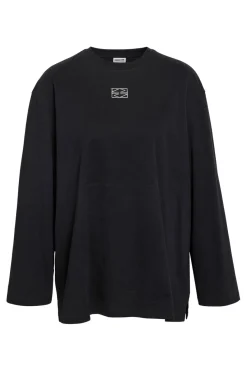 Noisy May Nmnaja L/S Embr Top 4862568 Black Silver Nm Embr