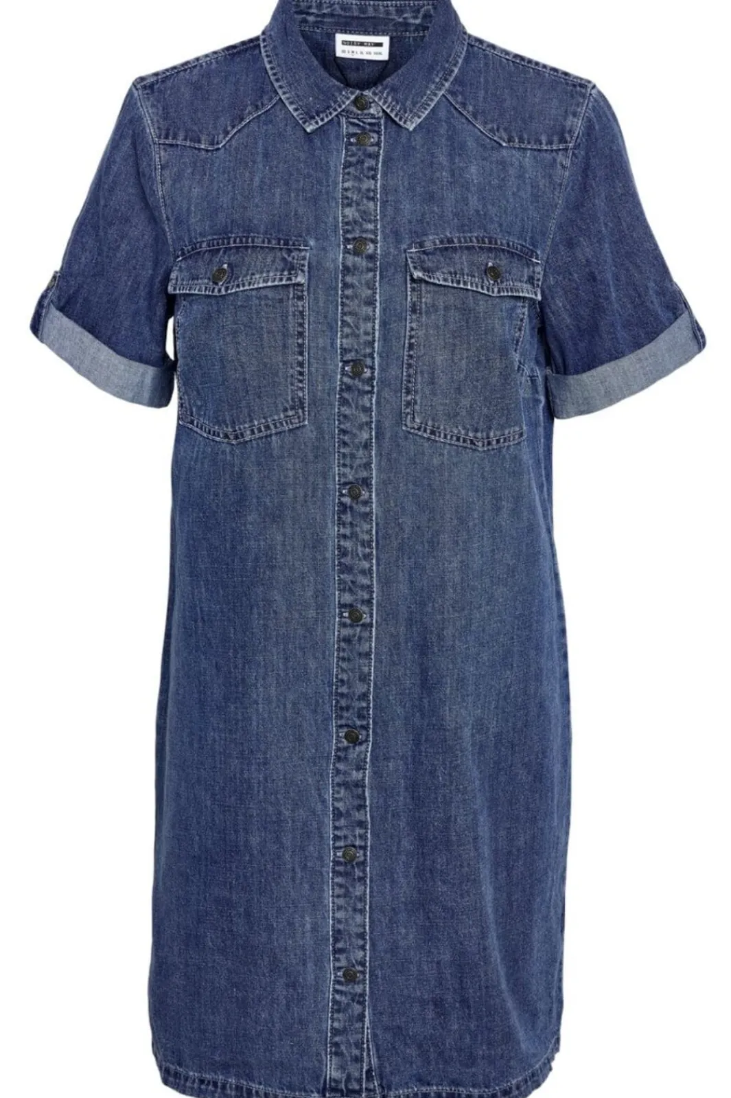 Noisy May Nmnew Signe S/S Denim Dress Vi002Mb 4460315 Medium Blue Denim