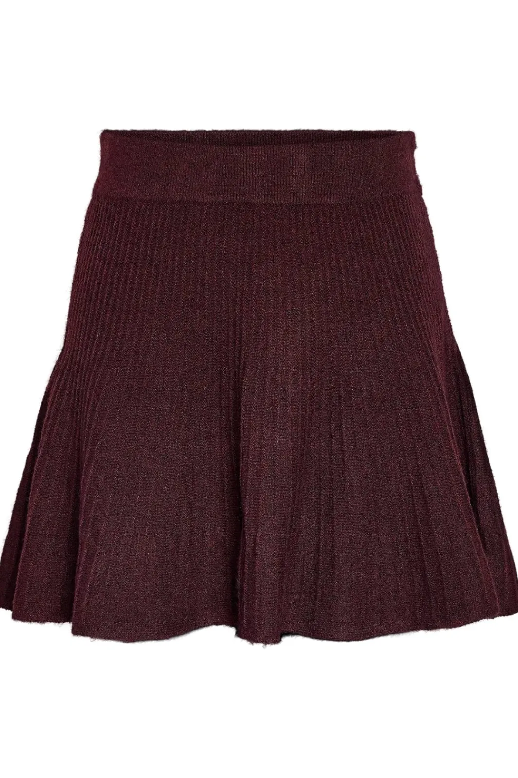Sale Noisy May Nmnola Nw Pleated Knit Skirt Fwd 4799000 Windsor Wine