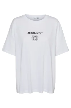 Hot Noisy May Nmpluto Ida S/S T-Shirt 4911433 Bright White Zodiac Energy