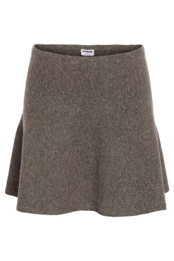 Discount Noisy May Nmsloan Nw Short Knit Skirt Fwd 4854875 Morel Melange
