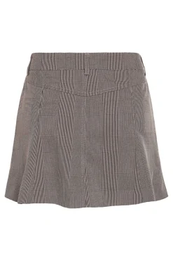 Sale Noisy May Nmwera Nw Check Skirt Fwd 4826456 Toasted Coconut Windsor Wine