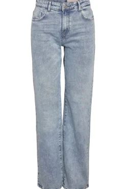 Clearance Noisy May Nmyolanda Nw Wide Jeans Az236Lb Fwd 4179737 Light Blue Denim