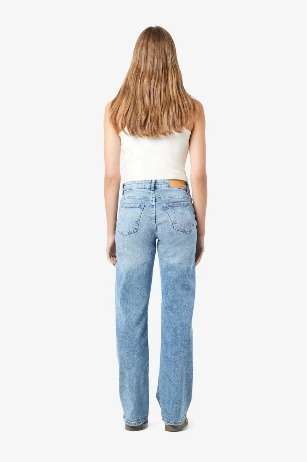 Clearance Noisy May Nmyolanda Nw Wide Jeans Az236Lb Fwd 4179737 Light Blue Denim