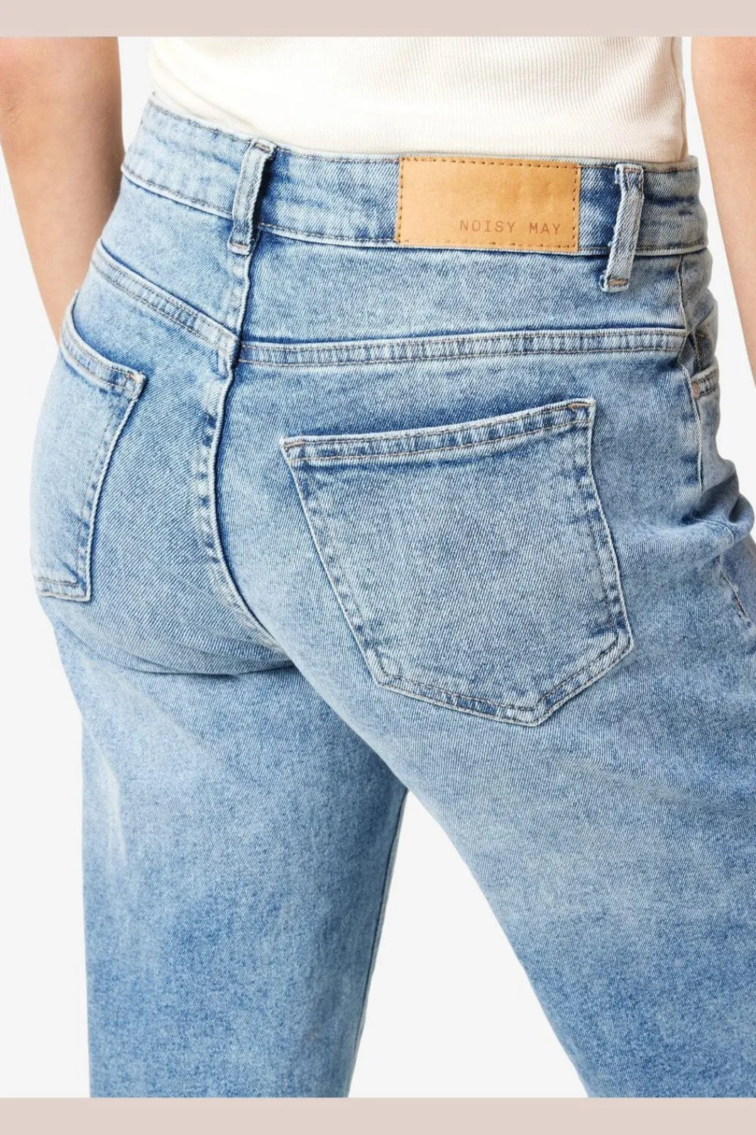 Clearance Noisy May Nmyolanda Nw Wide Jeans Az236Lb Fwd 4179737 Light Blue Denim