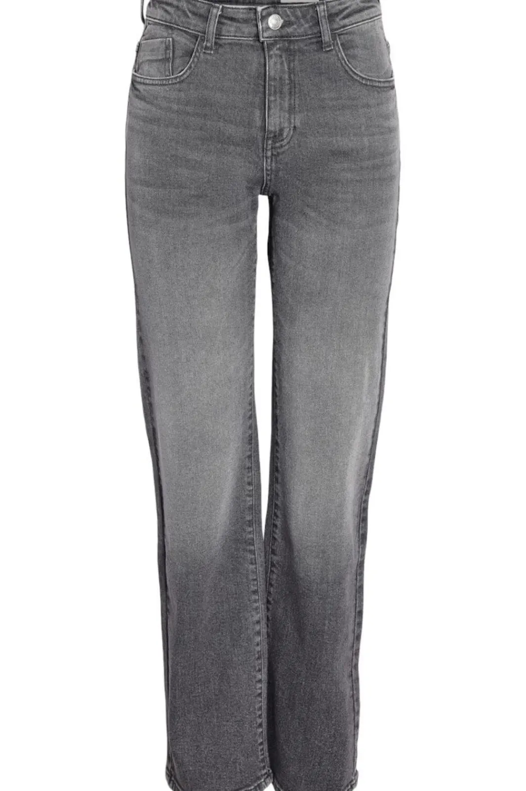 Clearance Noisy May Nmyolanda Nw Wide Jeans Az371Dg Fwd 4532618 Dark Grey Denim