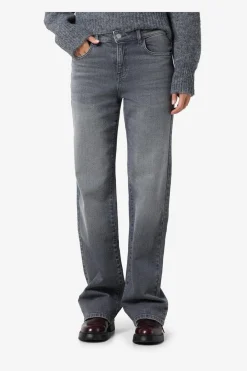 Clearance Noisy May Nmyolanda Nw Wide Jeans Az371Dg Fwd 4532618 Dark Grey Denim