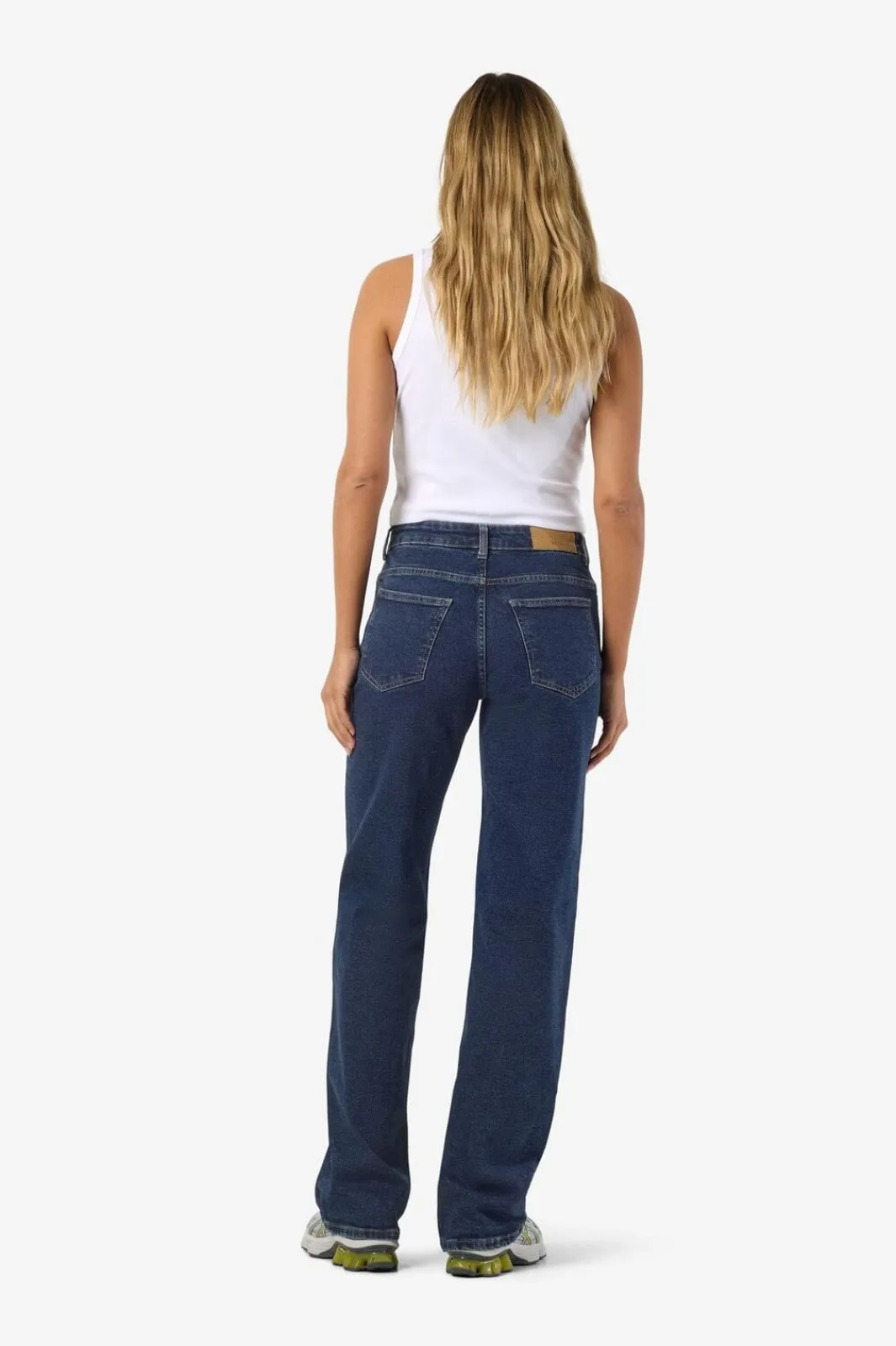 Best Noisy May Nmyolanda Wide Str Az365Db Fwd 4532744 Dark Blue Denim