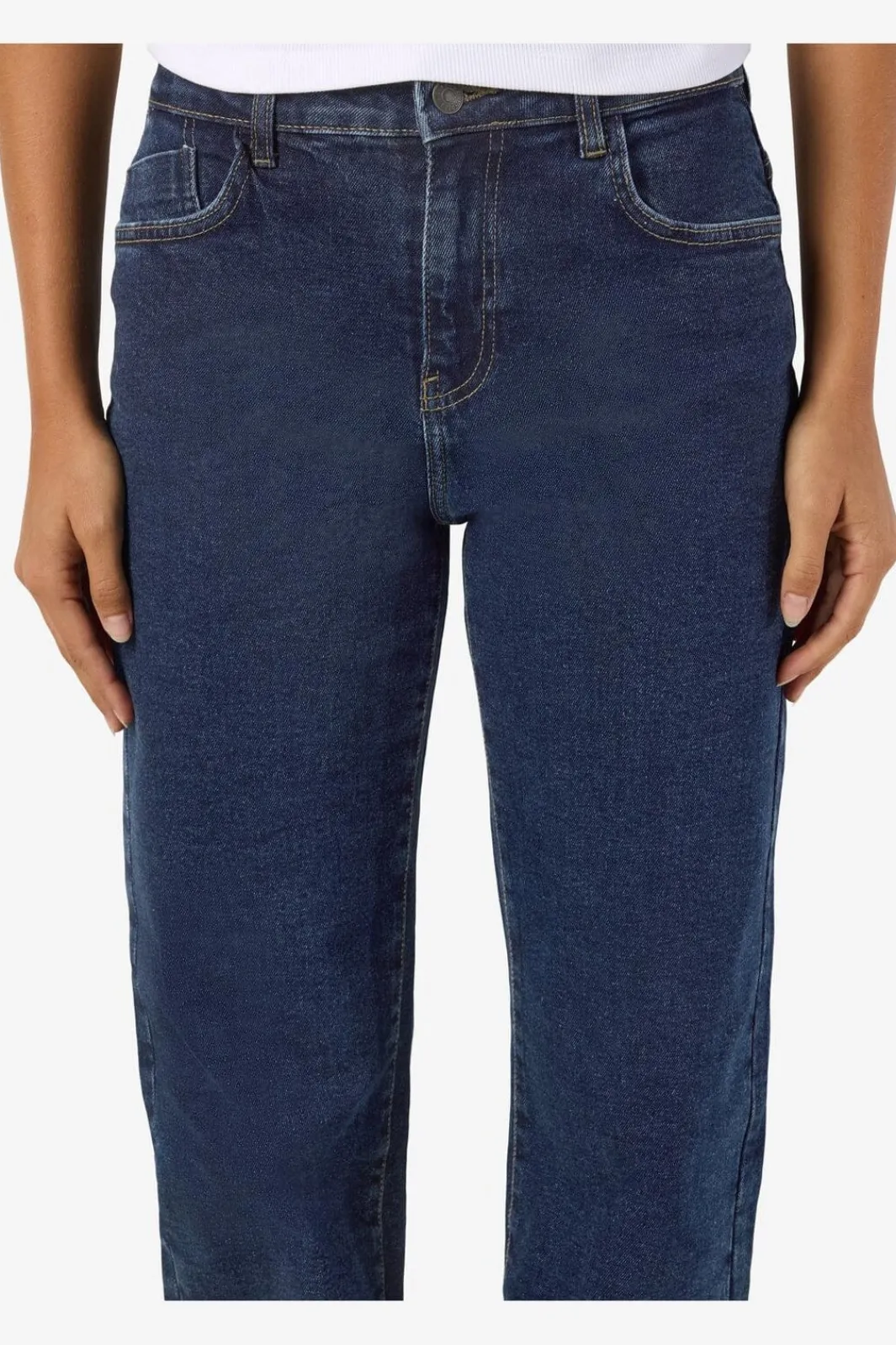 Best Noisy May Nmyolanda Wide Str Az365Db Fwd 4532744 Dark Blue Denim