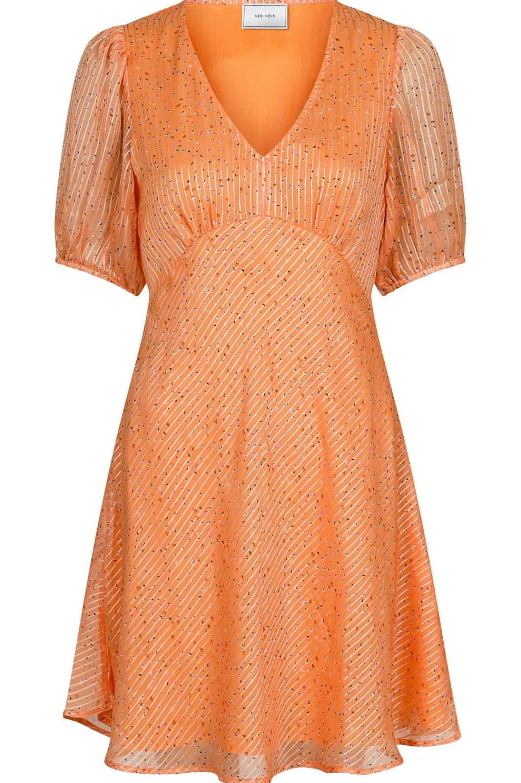 Outlet Neo Noir Nobu Sparkle Dress Tangerine