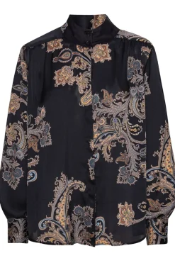 Clearance Karmamia Noelle Shirt Pearson Paisley Blue
