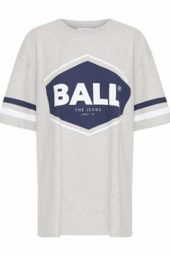 Clearance Ball Noemi Tee 204054 Medium Grey Melange