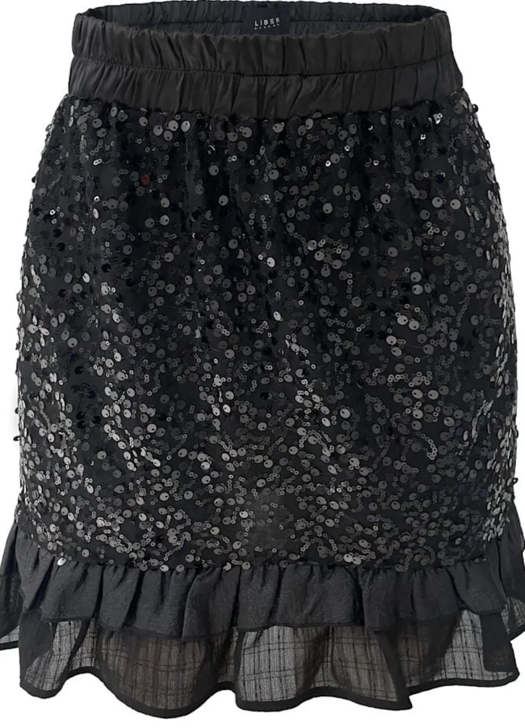 New Liberte Nor Frill Skirt 22268 Black Sequins
