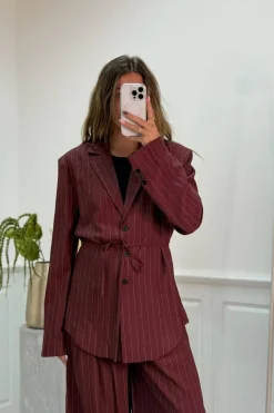 Sale Dear Molly norah blazer 165004b wine