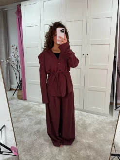 Sale Dear Molly norah blazer 165004b wine