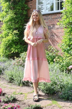 Outlet Liberte Nor-Frill-Dress 22236 Rosa Cloud