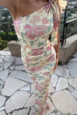 Hot BYIC Novaic Mesh Dress A23799 Pastel Garden