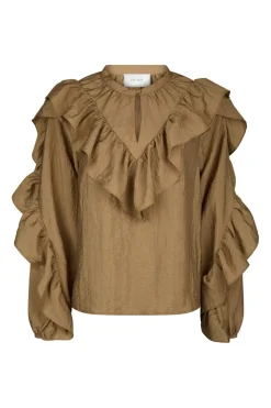 Best Neo Noir Nula Flounce Crisp Blouse 167525 125