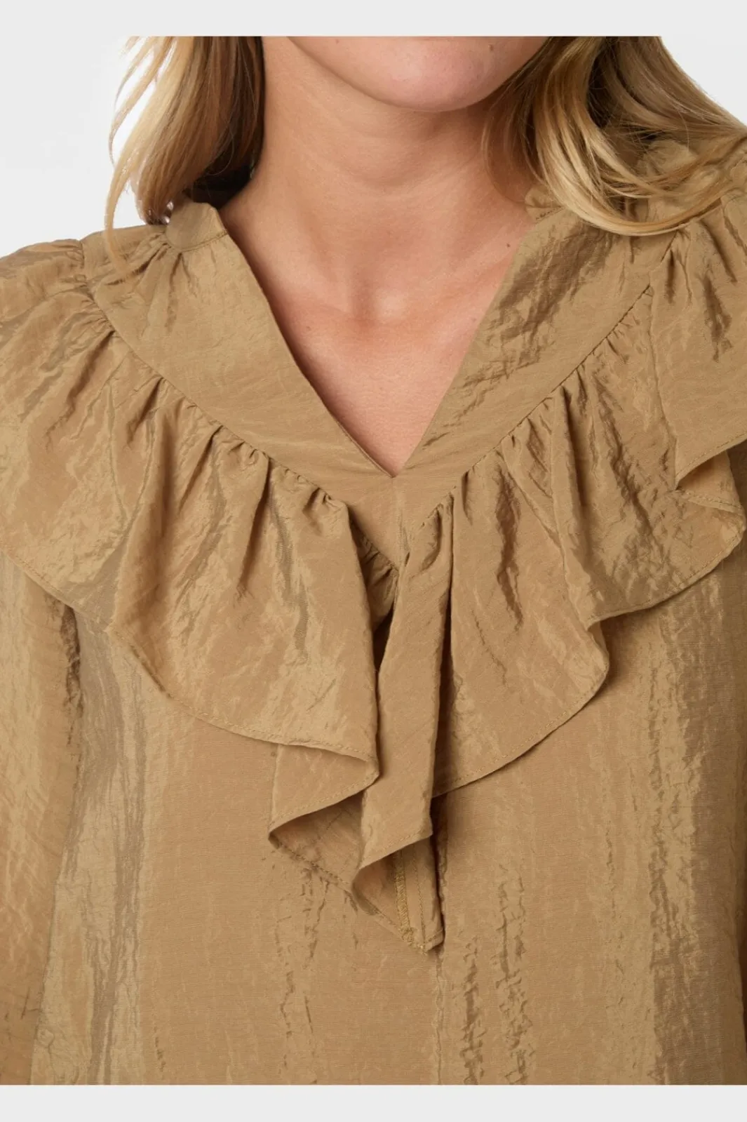 Best Neo Noir Nula Flounce Crisp Blouse 167525 125
