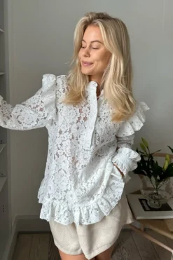 Hot BYIC Nuna Shirt White Lace
